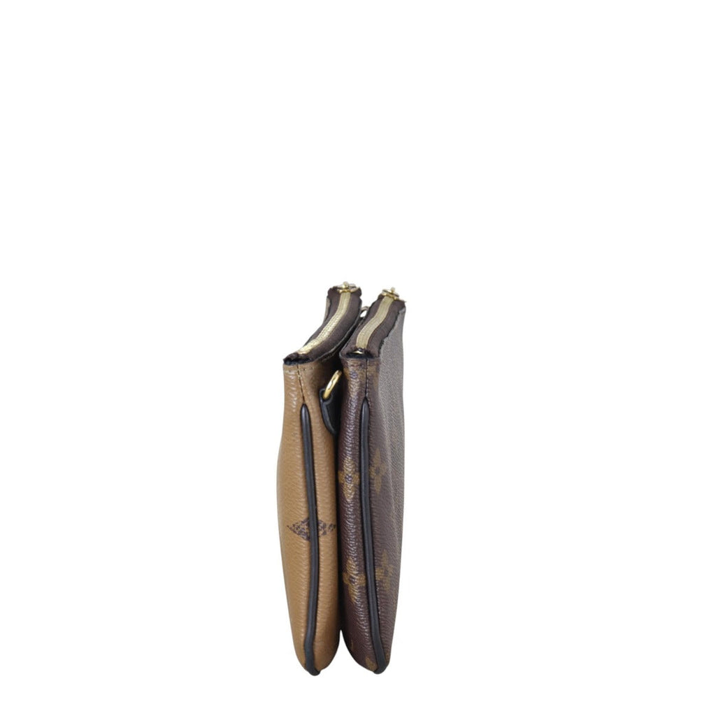 Louis Vuitton Double Zip Pochette Monogram Giant Reverse