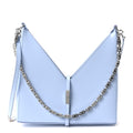Box Calfskin Small Cut Out Shoulder Bag Light Blue