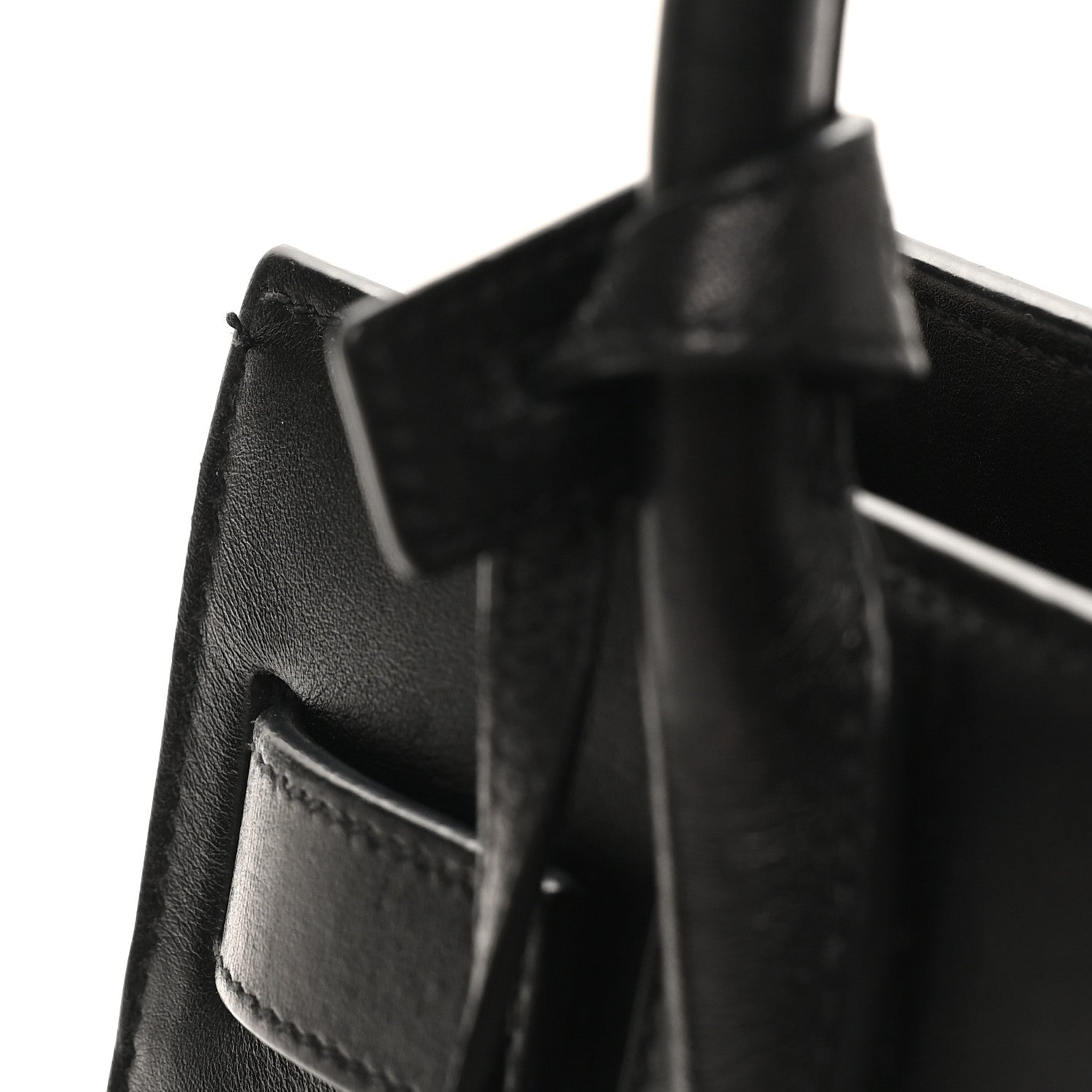 Calfskin Nano Sac De Jour Black