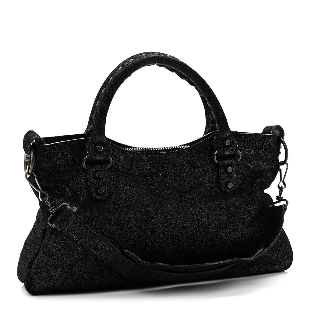 Craquele Calfskin Classic Hardware First Black
