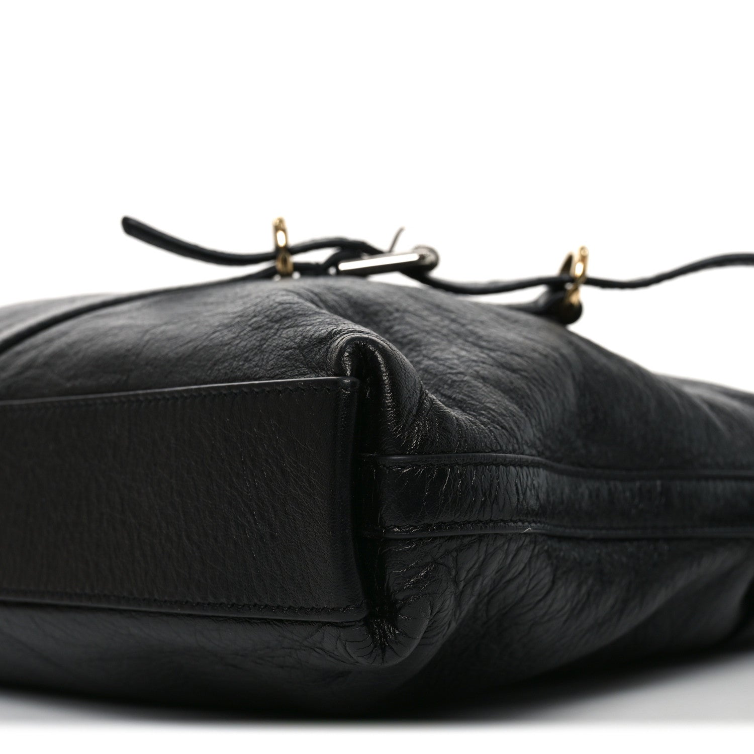 Calfskin Medium Voyou Bag Black