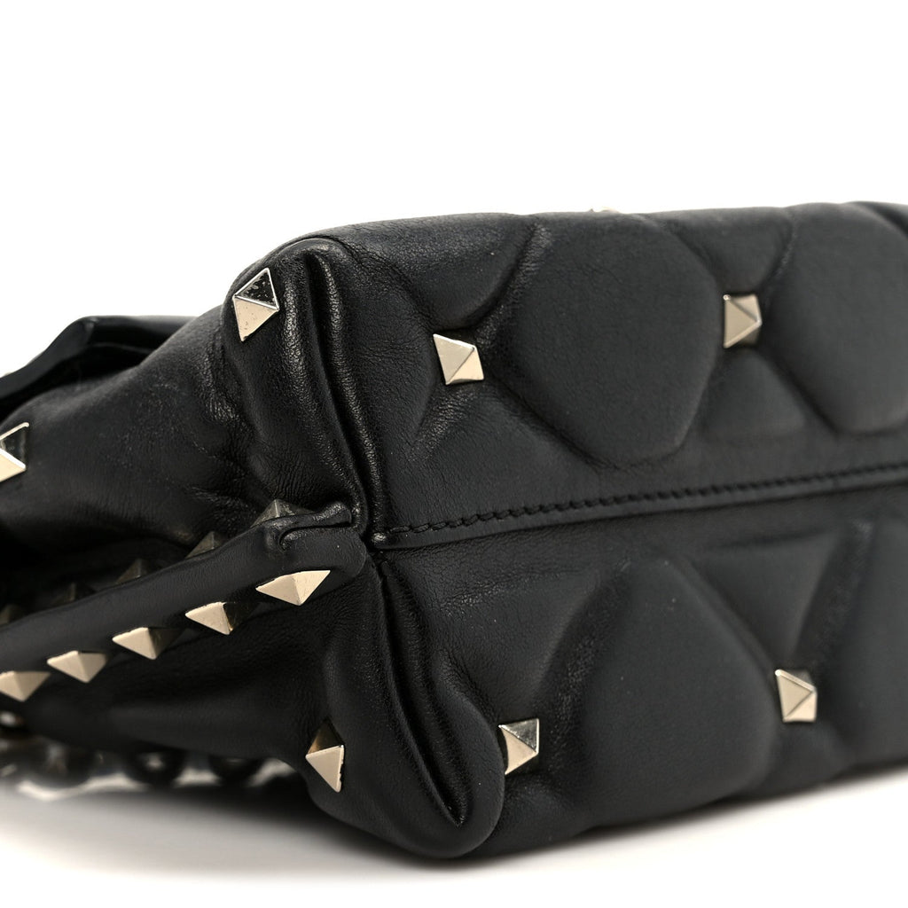 Nappa Mini Candystud Crossbody Bag Black