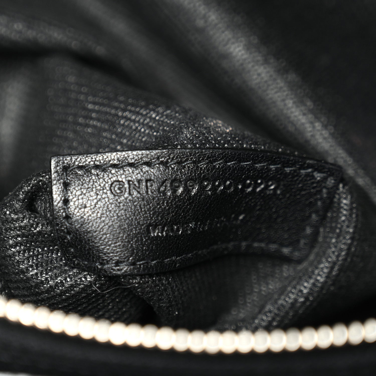 Linen Calfskin Rive Gauche Tote Black