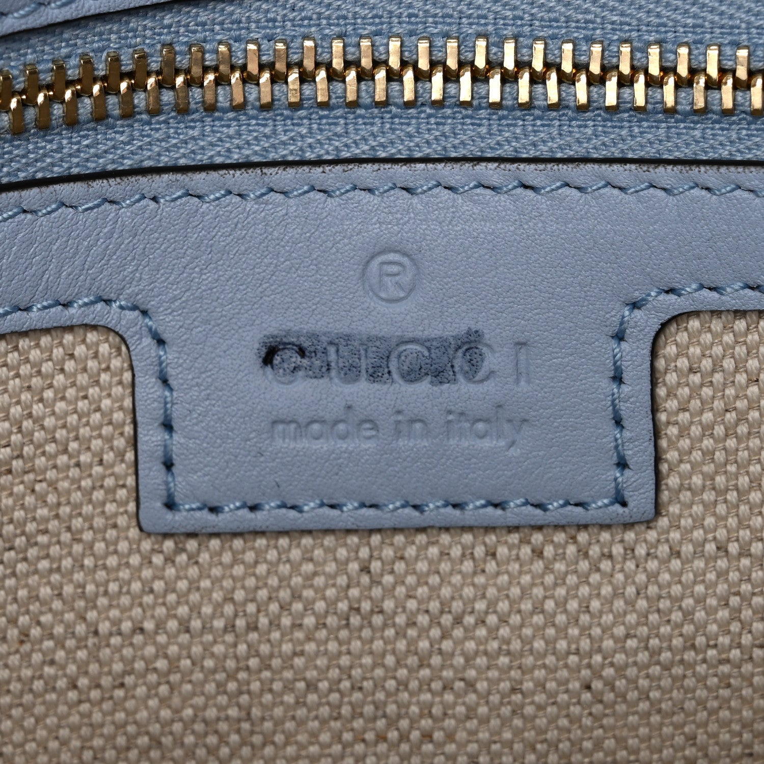 Roxy Calfskin Medium Blondie Top Handle Bag Cloudy Blue