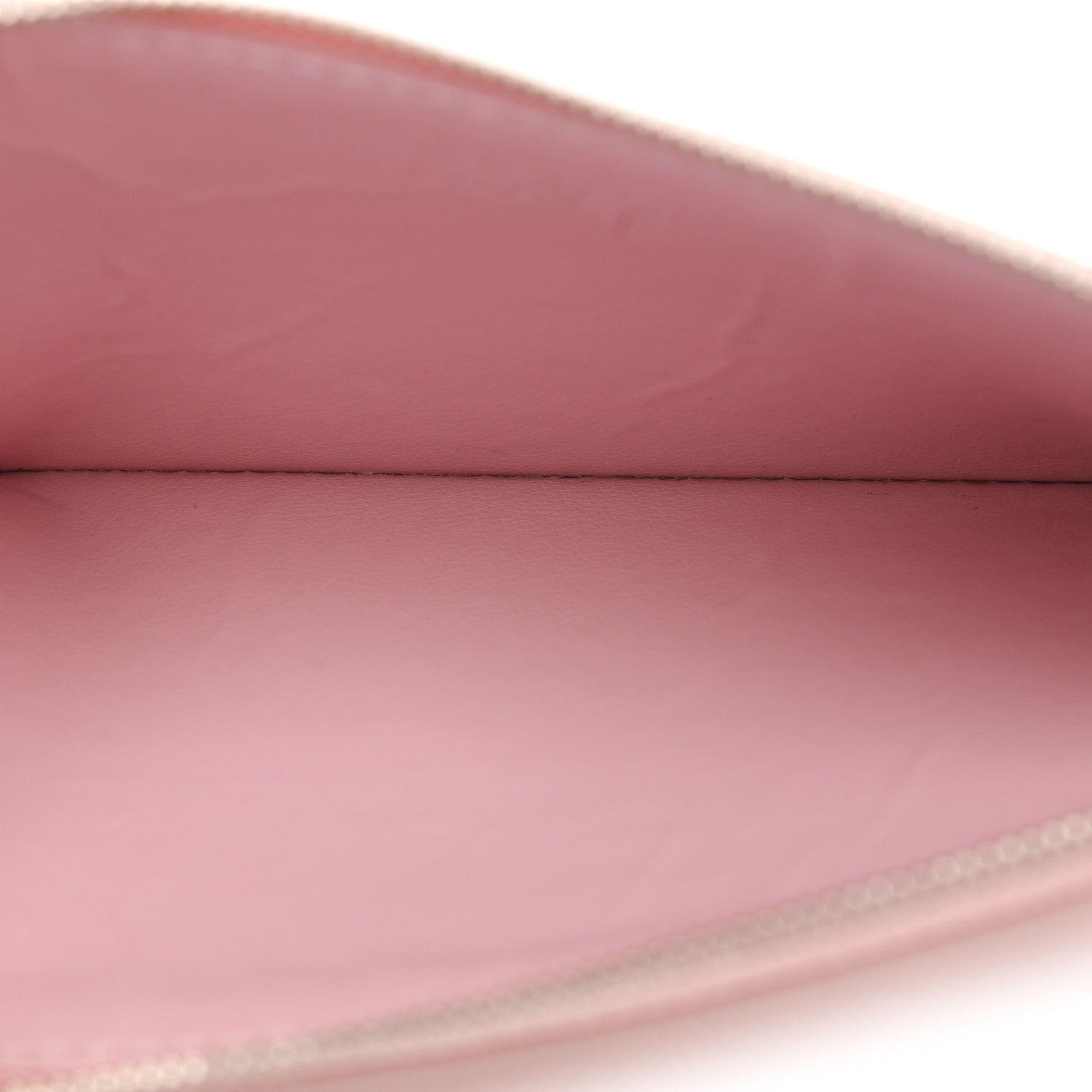 Epi Felicie Chain Wallet Zippered Insert Rose Ballerine