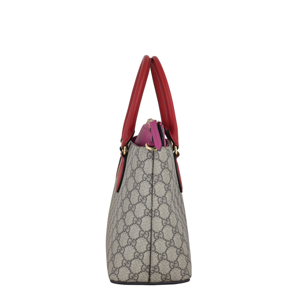 Gucci GG Supreme Linea A Zip Tote Small
