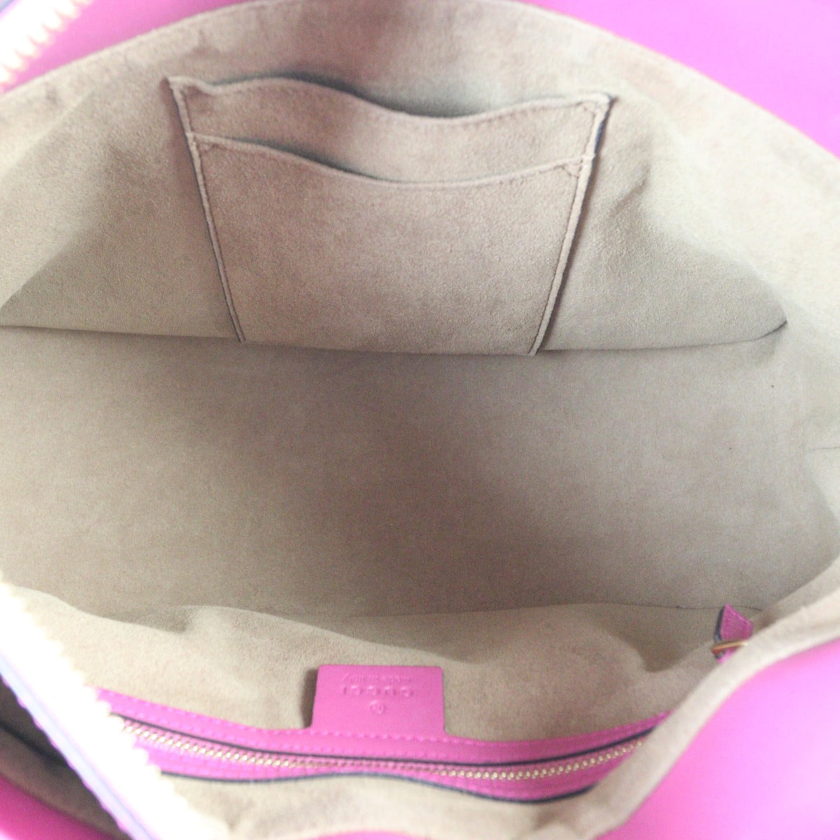 Gucci GG Supreme Linea A Zip Tote Small