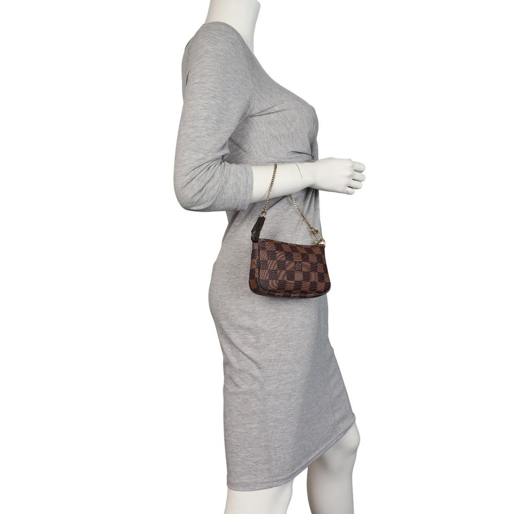 Louis Vuitton Mini Pochette Accessoires Damier Ebene