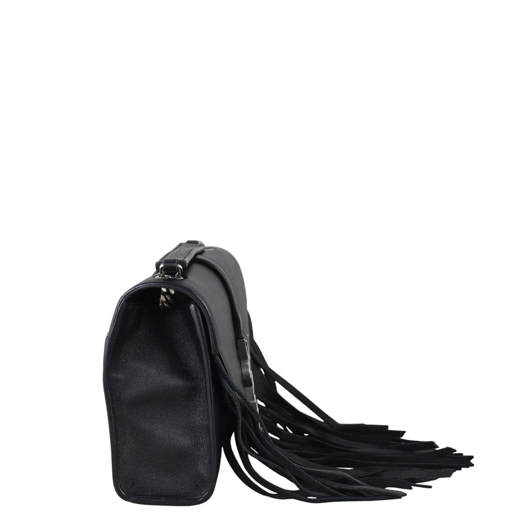 Saint Laurent Monogram Fringe Chain Bag