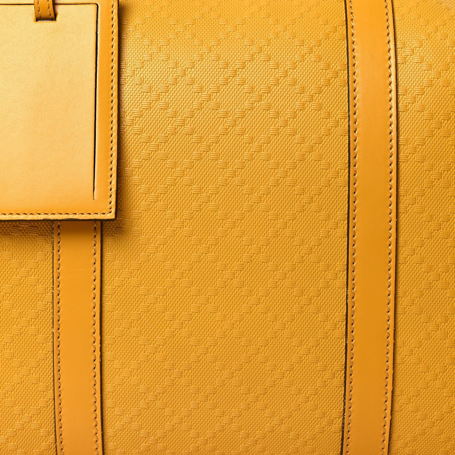 GG Diamante Large Carry On Duffle Yellow