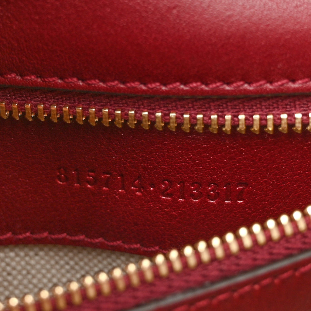 Roxy Calfskin Medium Blondie Top Handle Bag Rosso Ancora