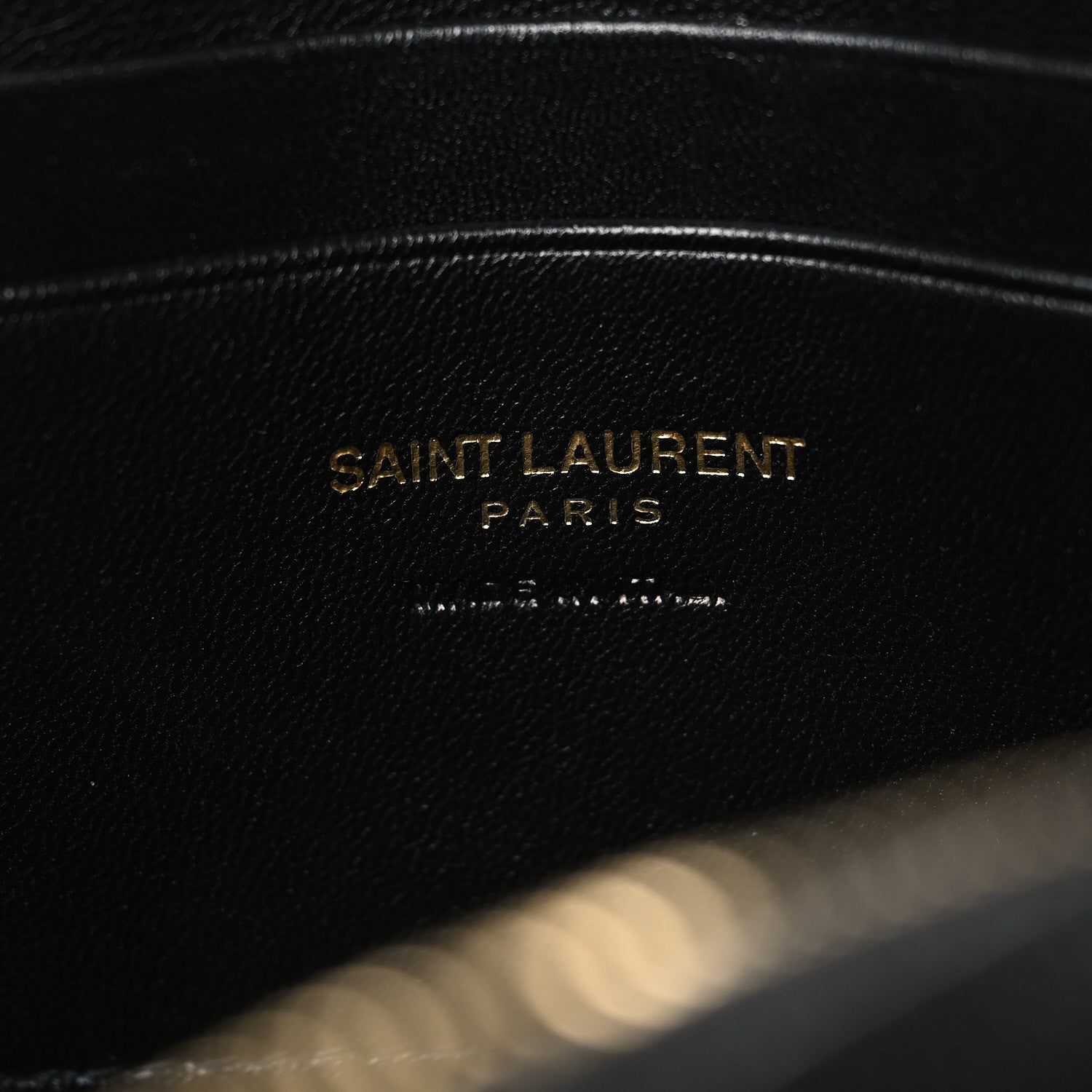 Grain De Poudre Matelasse Monogram Mini Lou Camera Bag Black
