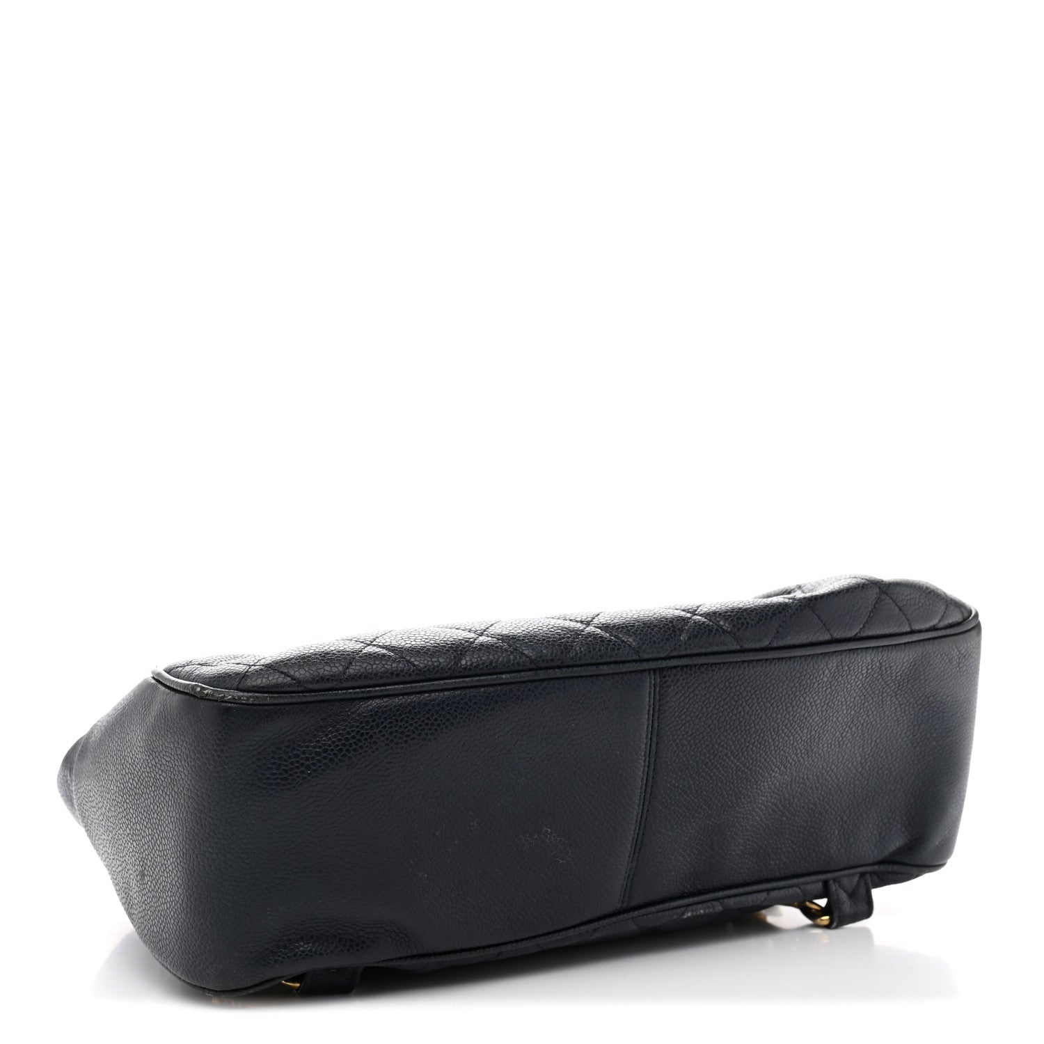 Caviar Quilted CC Drawstring Backpack Navy