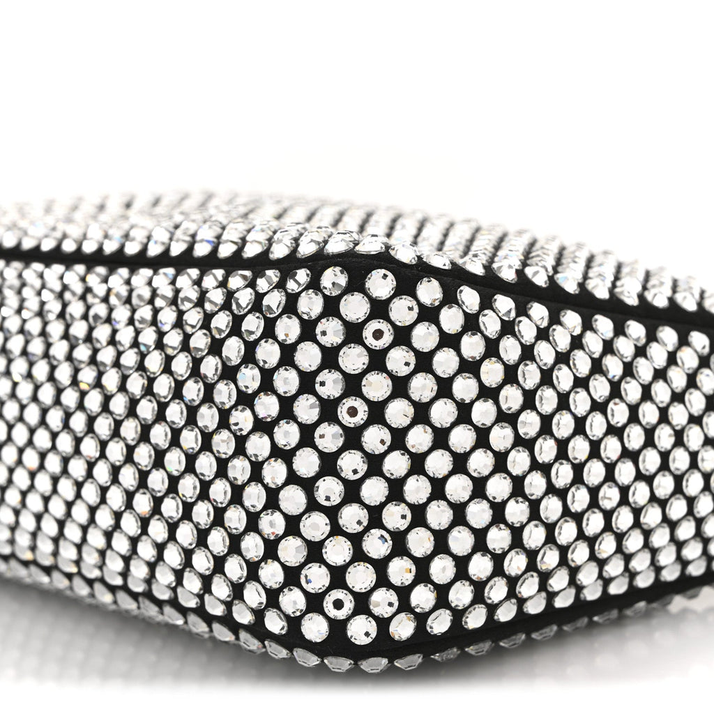 Satin Crystal Mini Re-Edition 2000 Bag Cristal