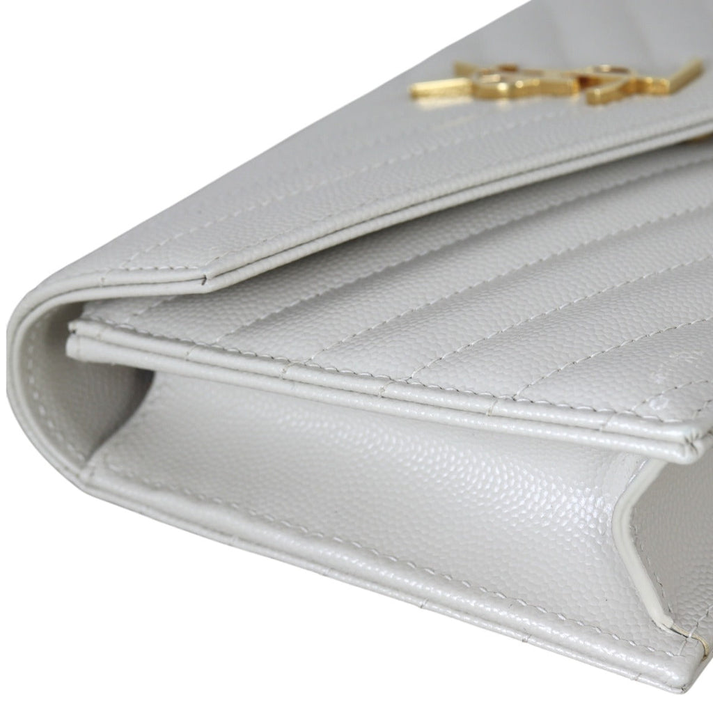 Saint Laurent Cassandre Envelope Chain Wallet