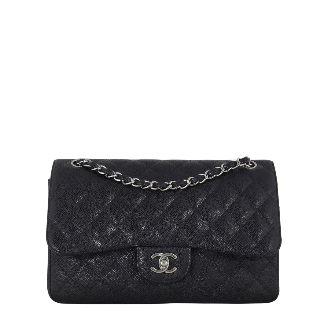 Chanel Classic Double Flap Jumbo Caviar