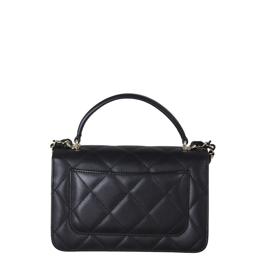 Chanel CC Top Handle Flap Bag Small
