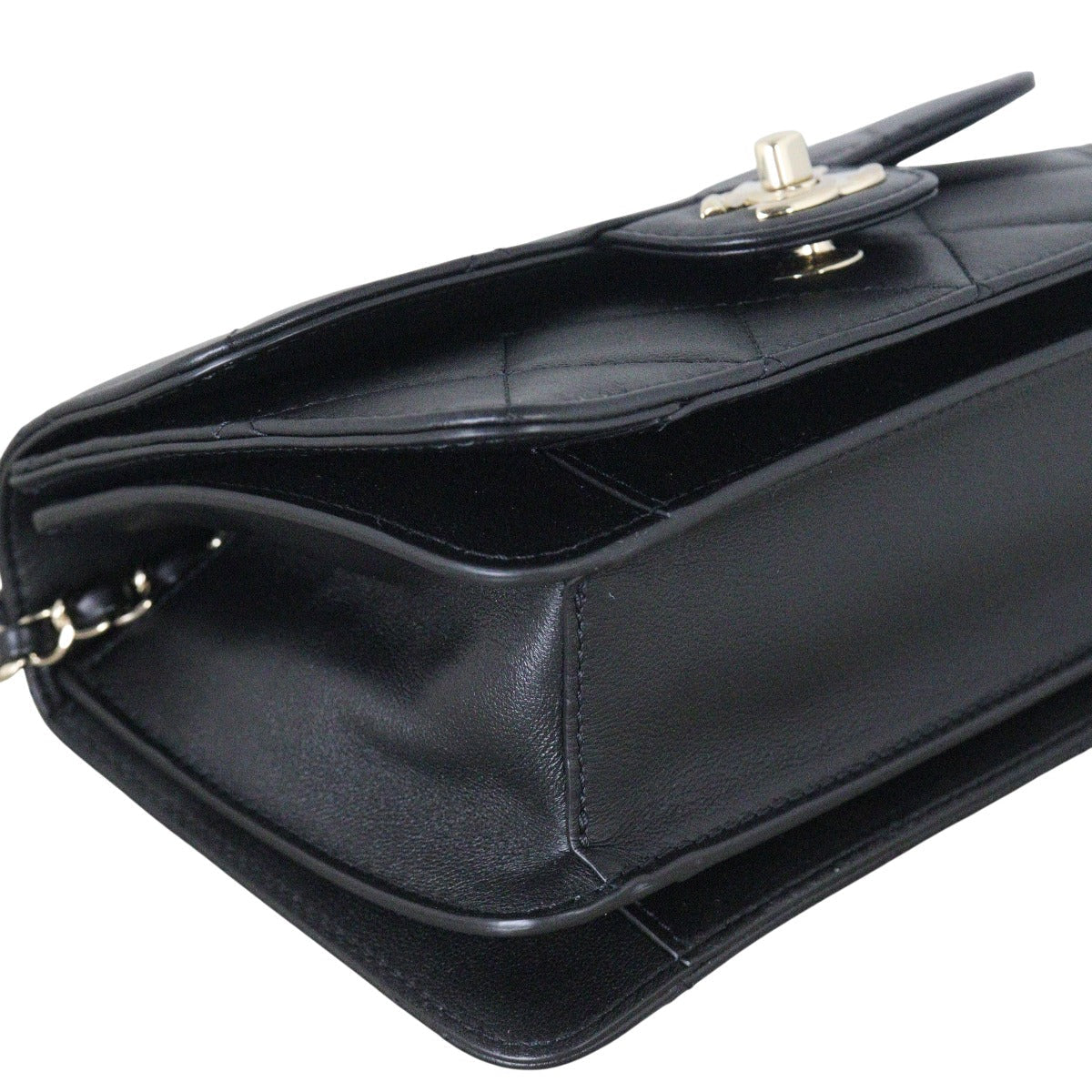 Chanel CC Top Handle Flap Bag Small