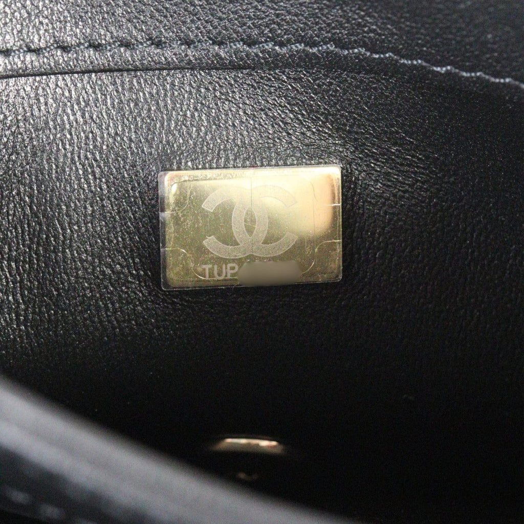 Chanel CC Top Handle Flap Bag Small