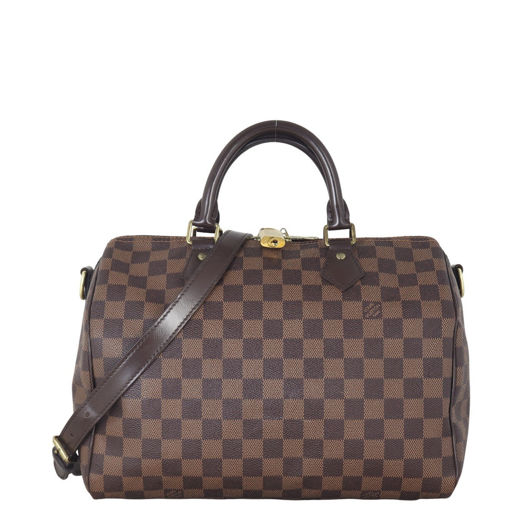 Louis Vuitton Speedy 30 Bandouliere Damier Ebene