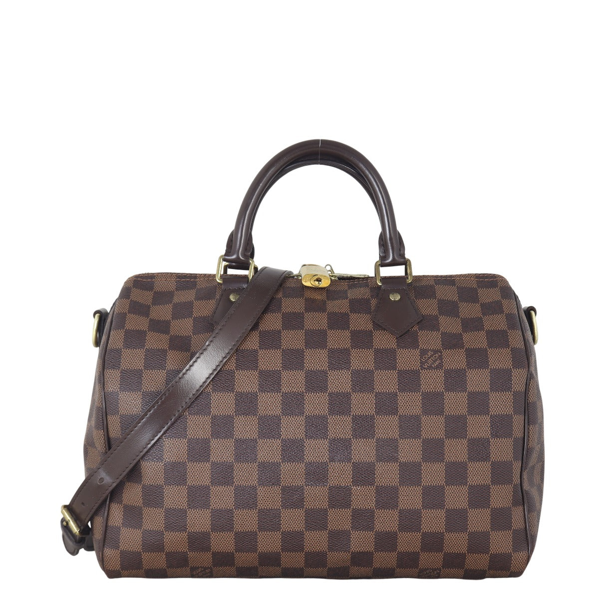 Louis Vuitton Speedy 30 Bandouliere Damier Ebene