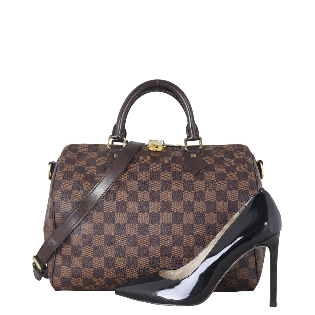 Louis Vuitton Speedy 30 Bandouliere Damier Ebene