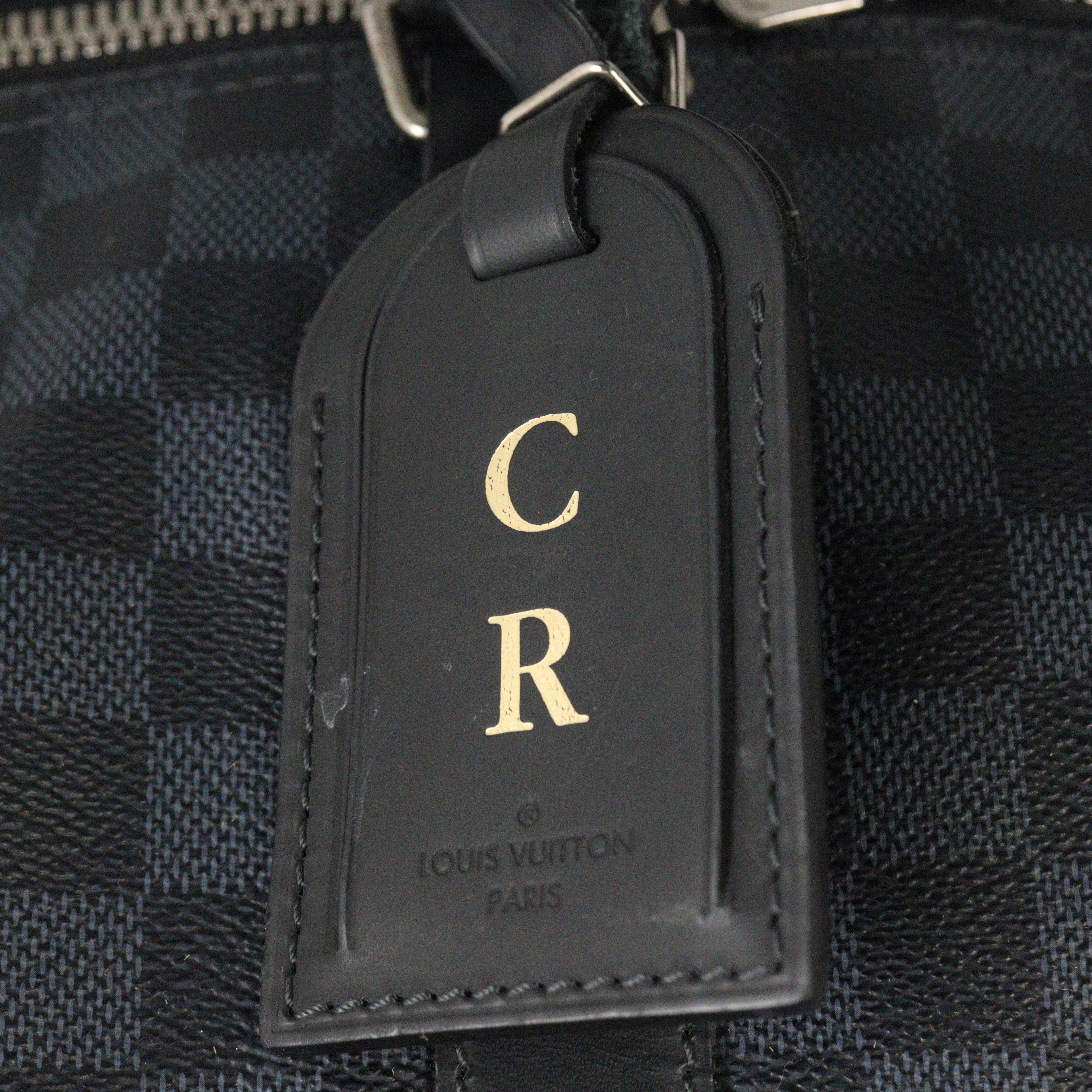 Louis Vuitton Keepall 55 Bandouliere Damier Cobalt
