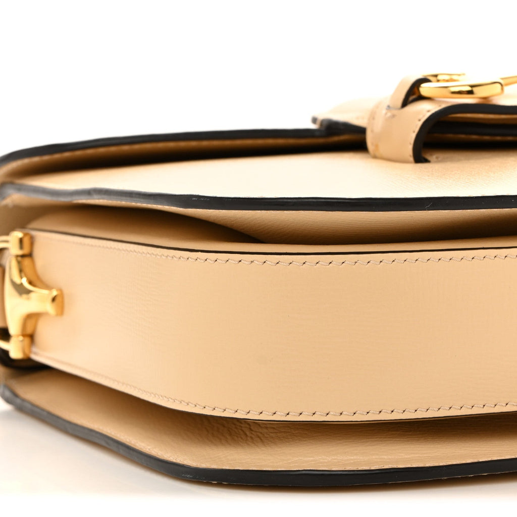 Azalea Calfskin Horsebit 1955 Shoulder Bag Bubble Tea