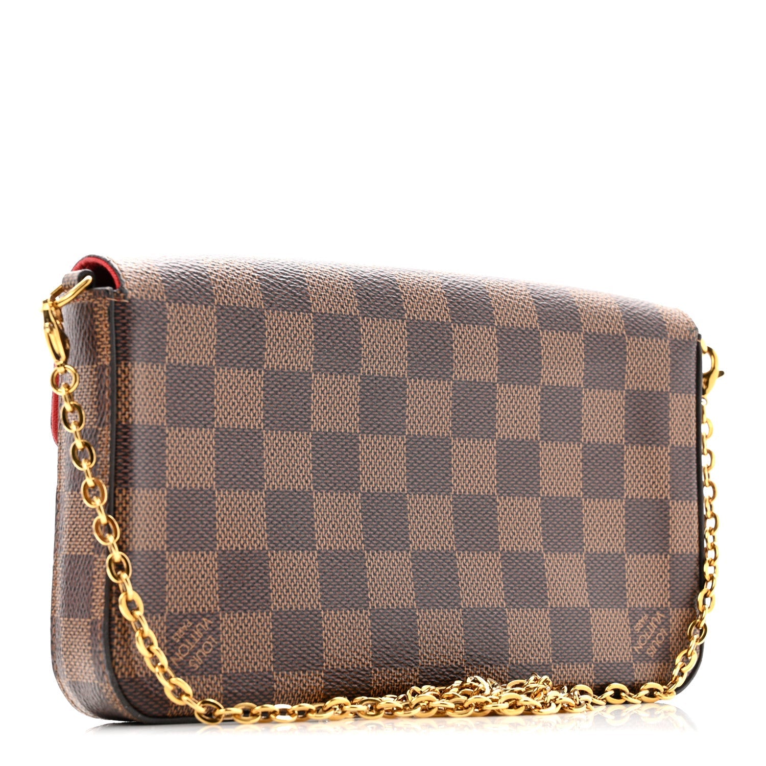 Damier Ebene Pochette Felicie Chain Wallet