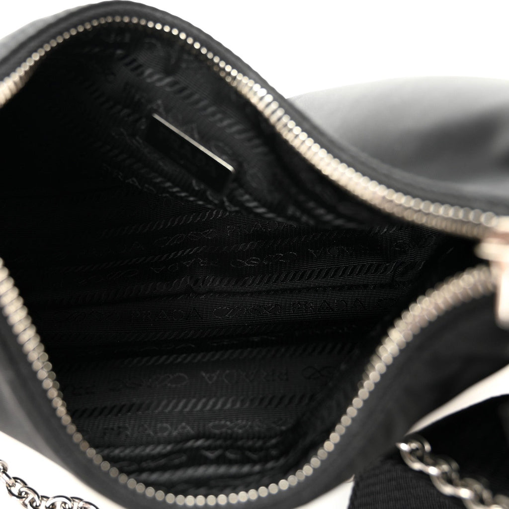 Re-Nylon Saffiano Re-Edition 2005 Shoulder Bag Black