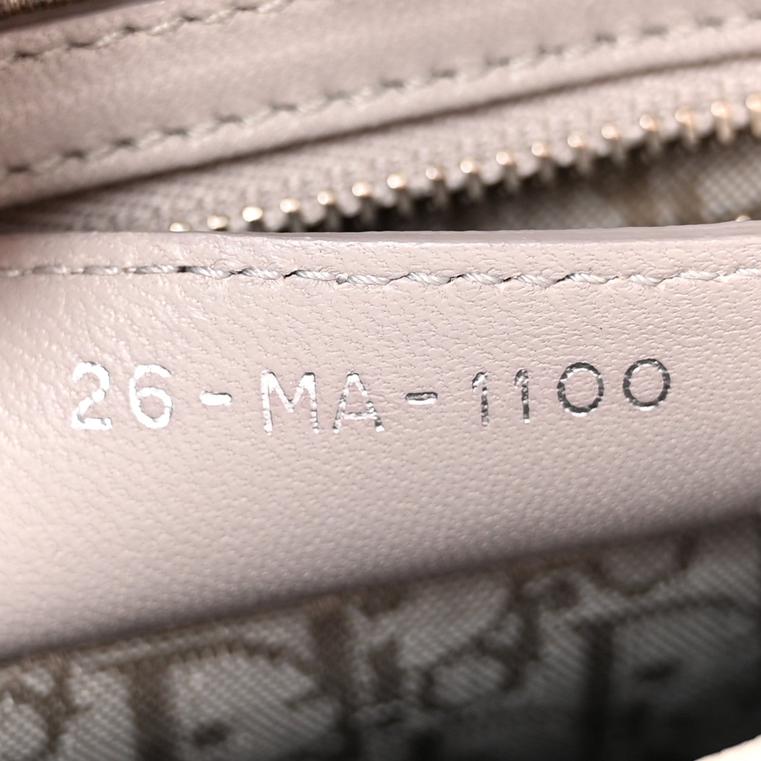 Lambskin Cannage Medium Lady Dior Grey