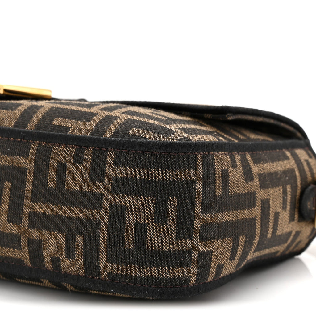 Fabric Jacquard FF 1974 Medium Baguette Tobacco Moro Black