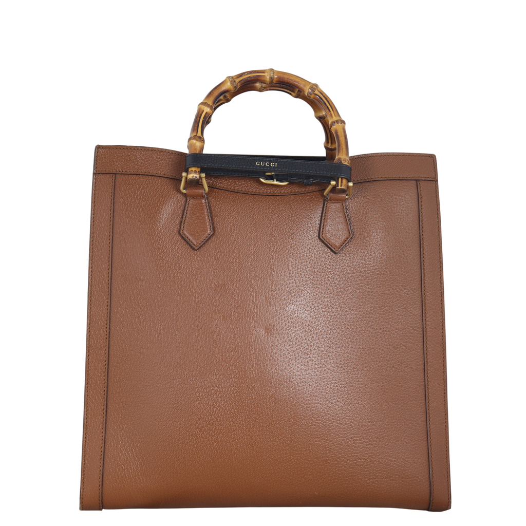Gucci Diana Bamboo Top Handle Tote Large