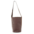 Velvet Suede Le Monogramme Bucket Bag Warm Tan Red Cigar