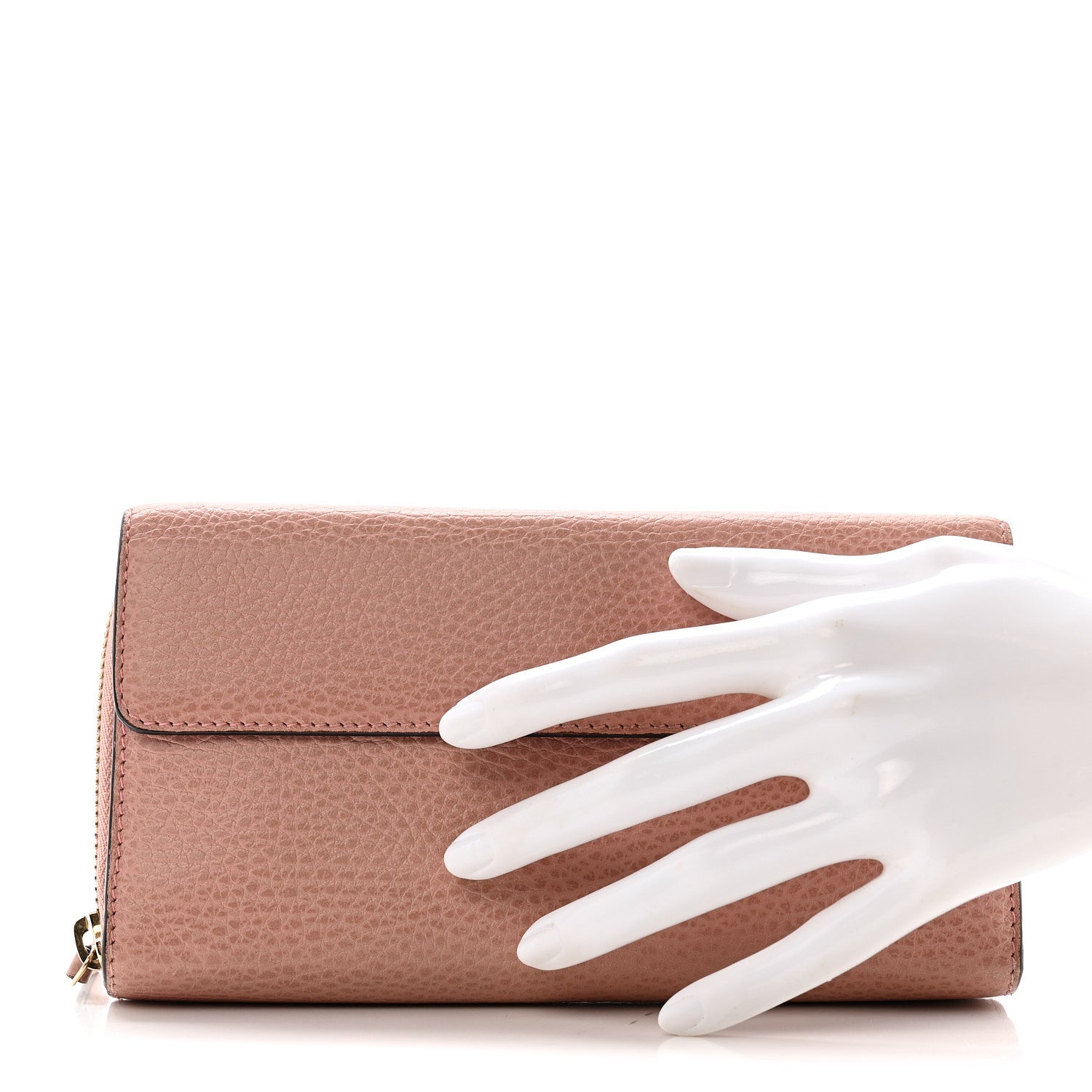 Dollar Calfskin Interlocking G Continental Wallet Soft Pink