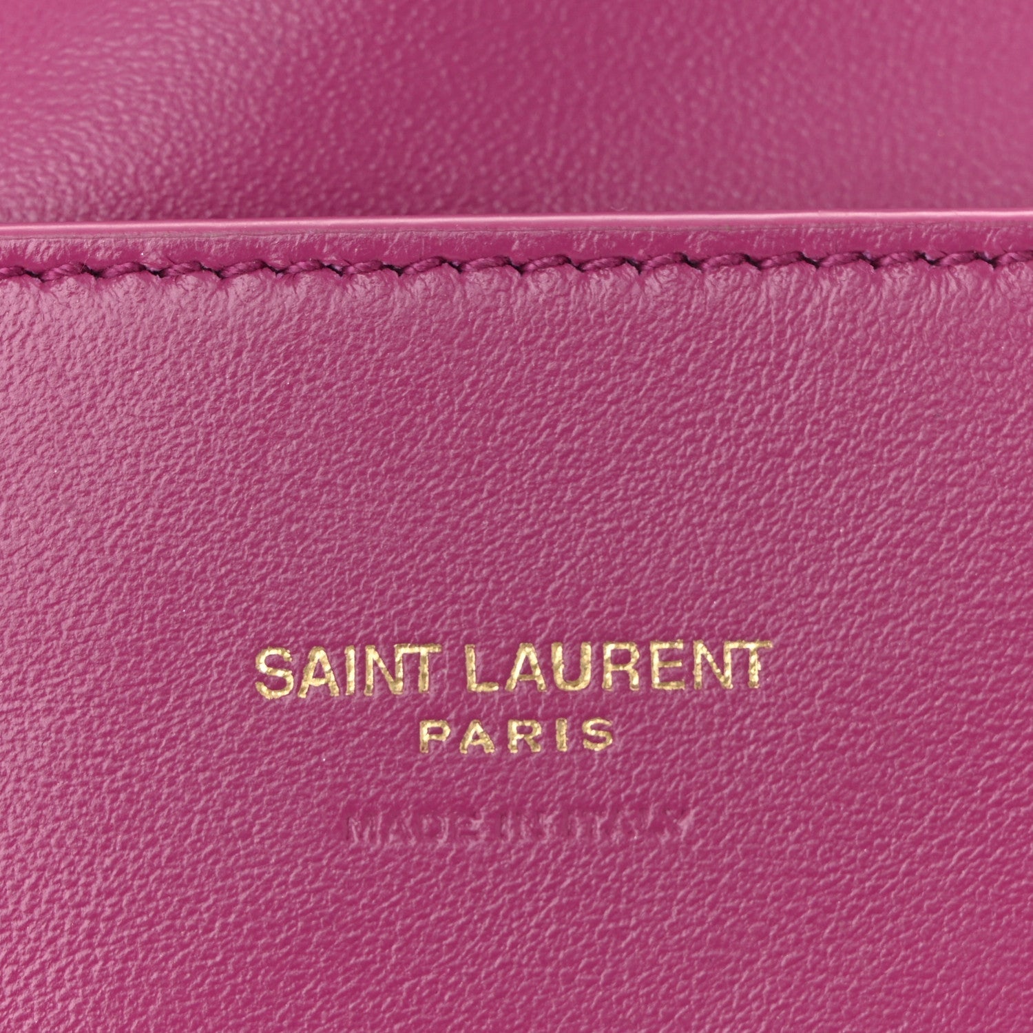 Smooth Calfskin Suede Medium Reversible Monogram Kate Satchel Rose Rubis