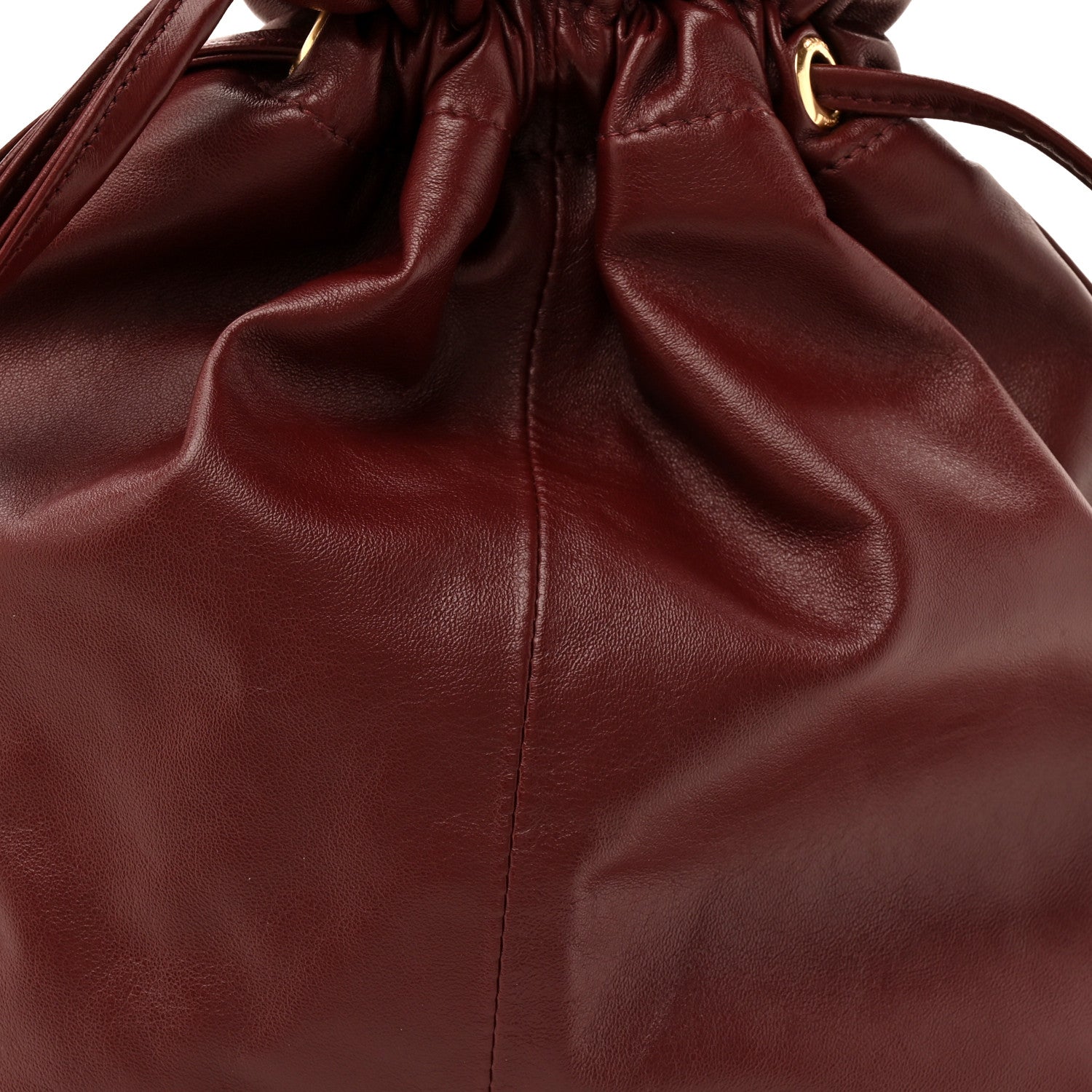 Lambskin Small Crystal Pouch Syrah