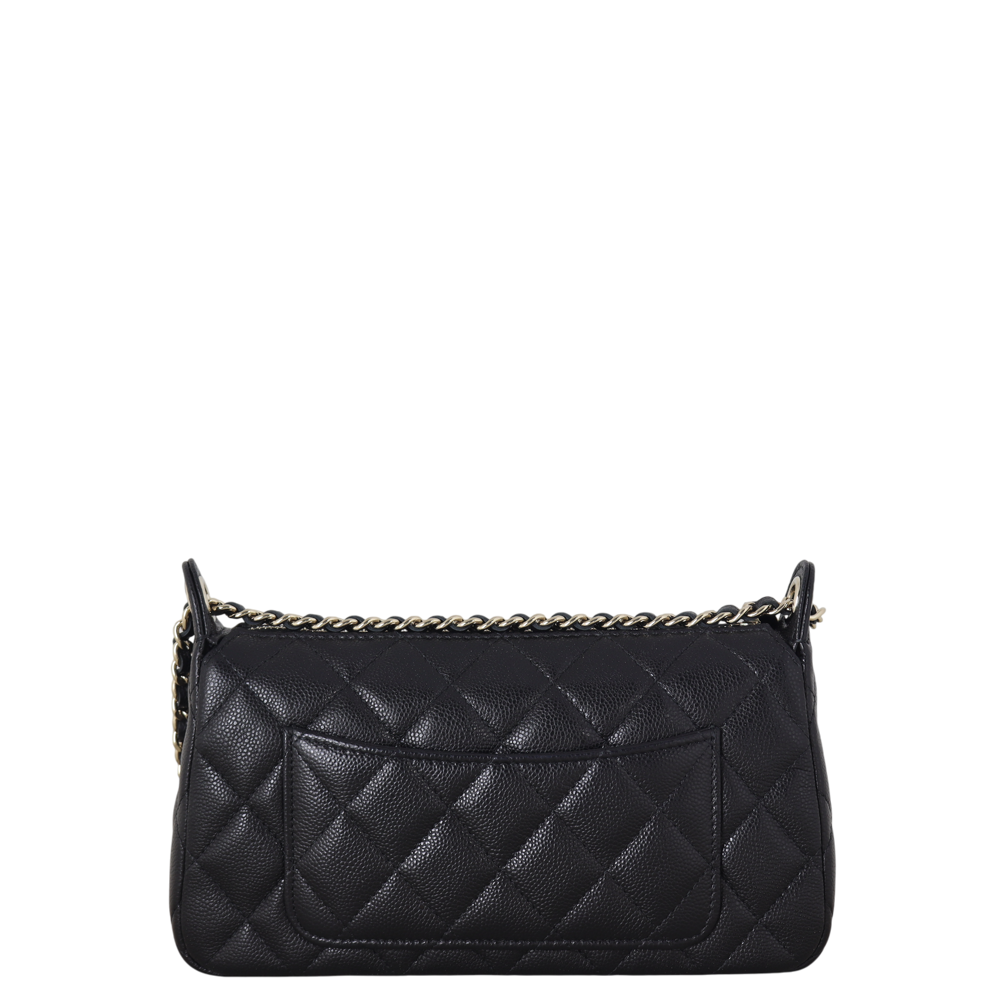 Chanel CC Zip Clutch on Chain