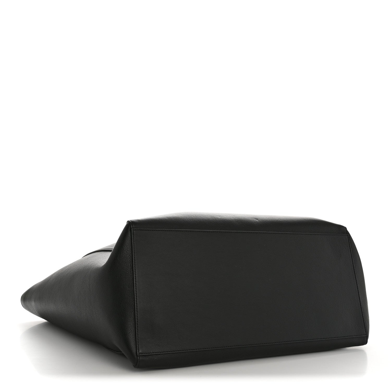 Smooth Calfskin Everyday East West Tote Bag Black