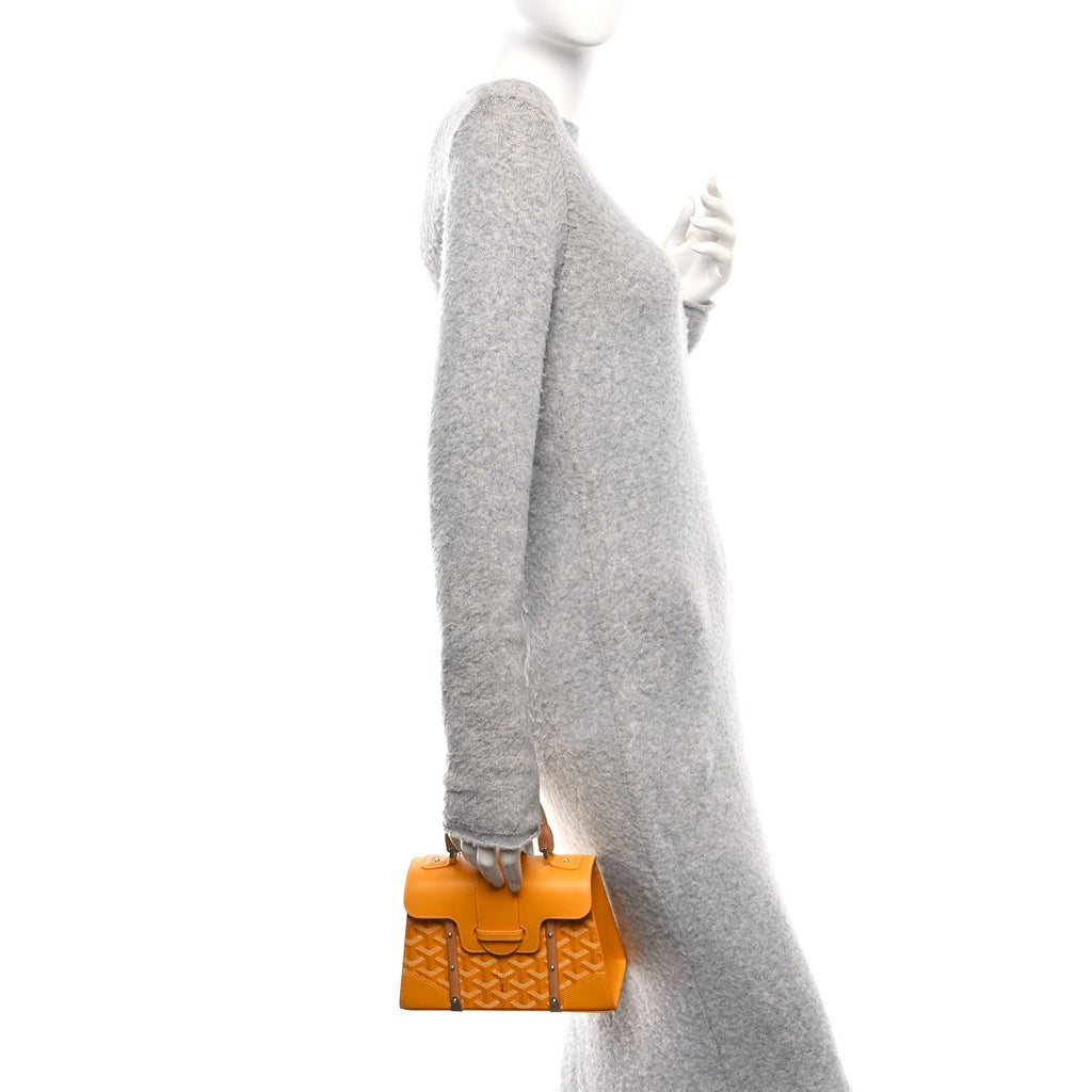 Goyardine Structure Mini Saigon Yellow