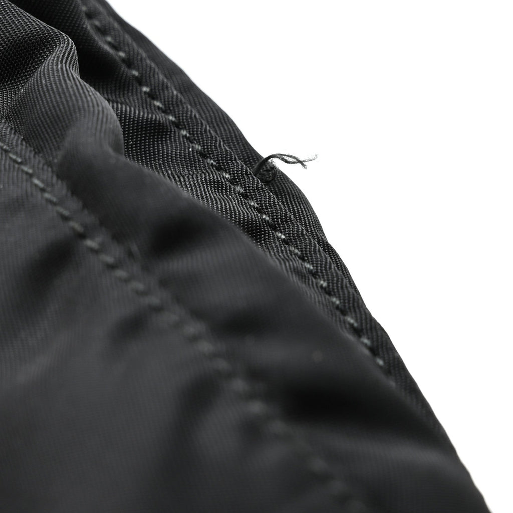 Nylon New Vela Studded Messenger Bag Black