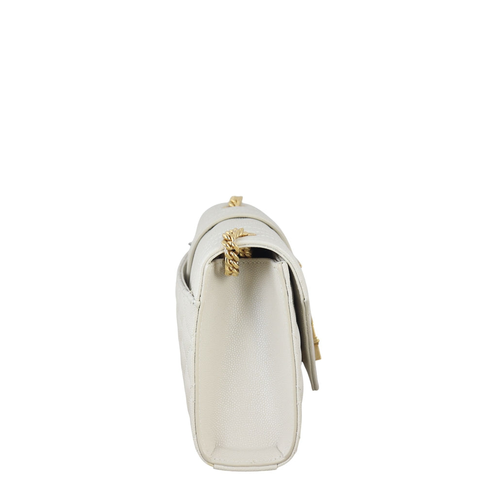 Saint Laurent Monogram Mix Matelasse Envelope Chain Bag Small