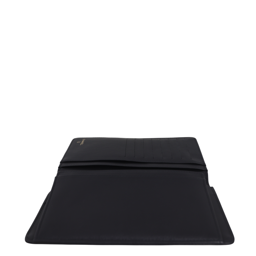 Chanel Boy Long Flap Wallet Chevron