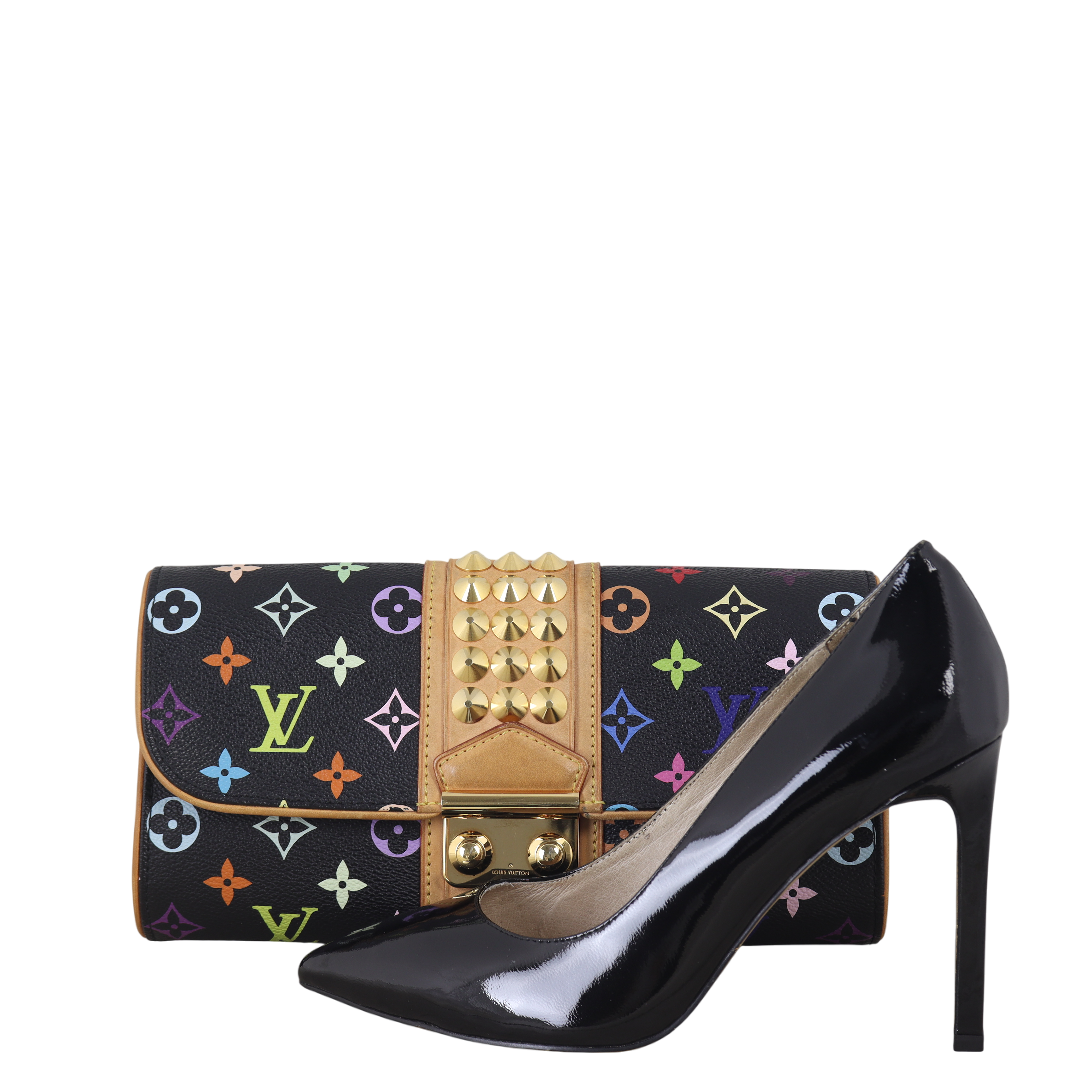 Louis Vuitton Courtney Clutch Monogram Multicolore
