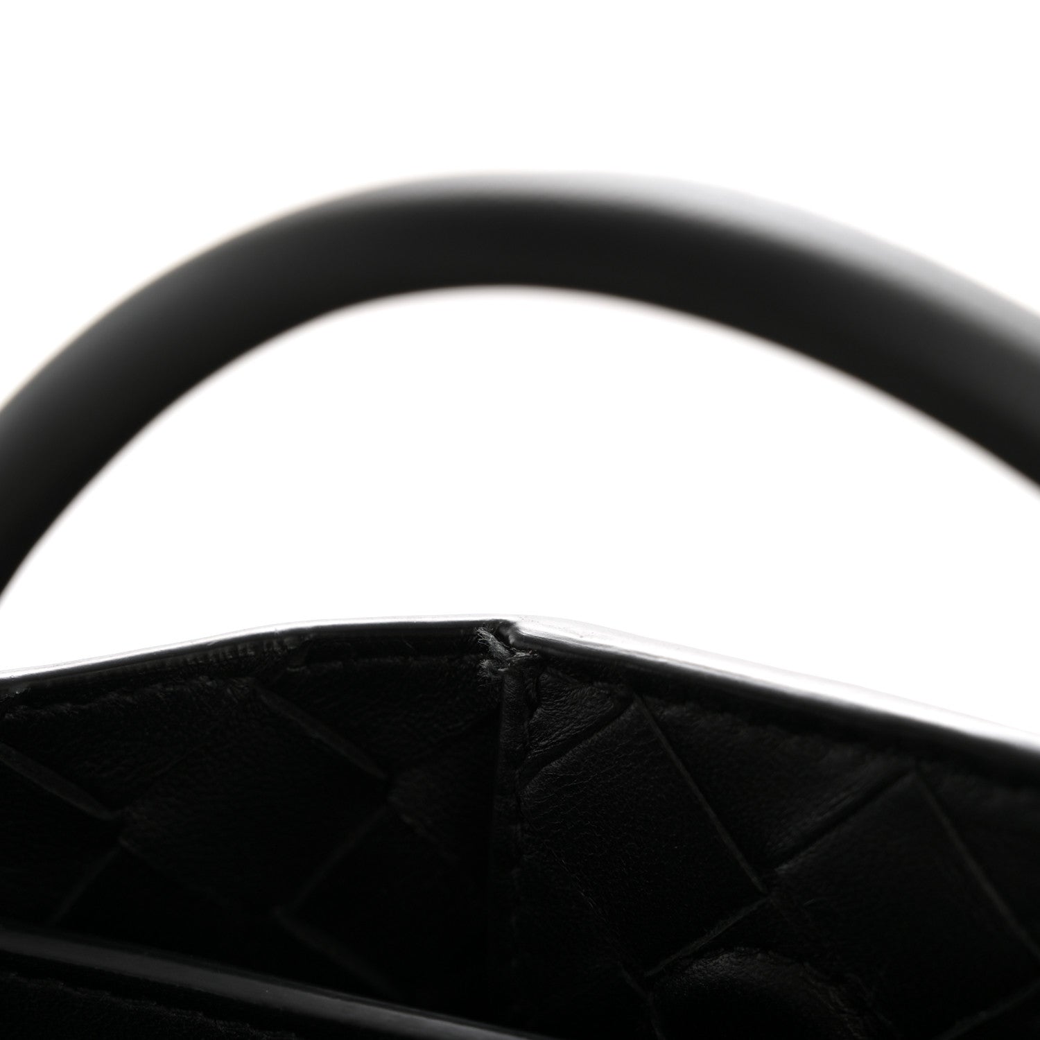 Nappa Intrecciato Small Andiamo Shoulder Bag Black