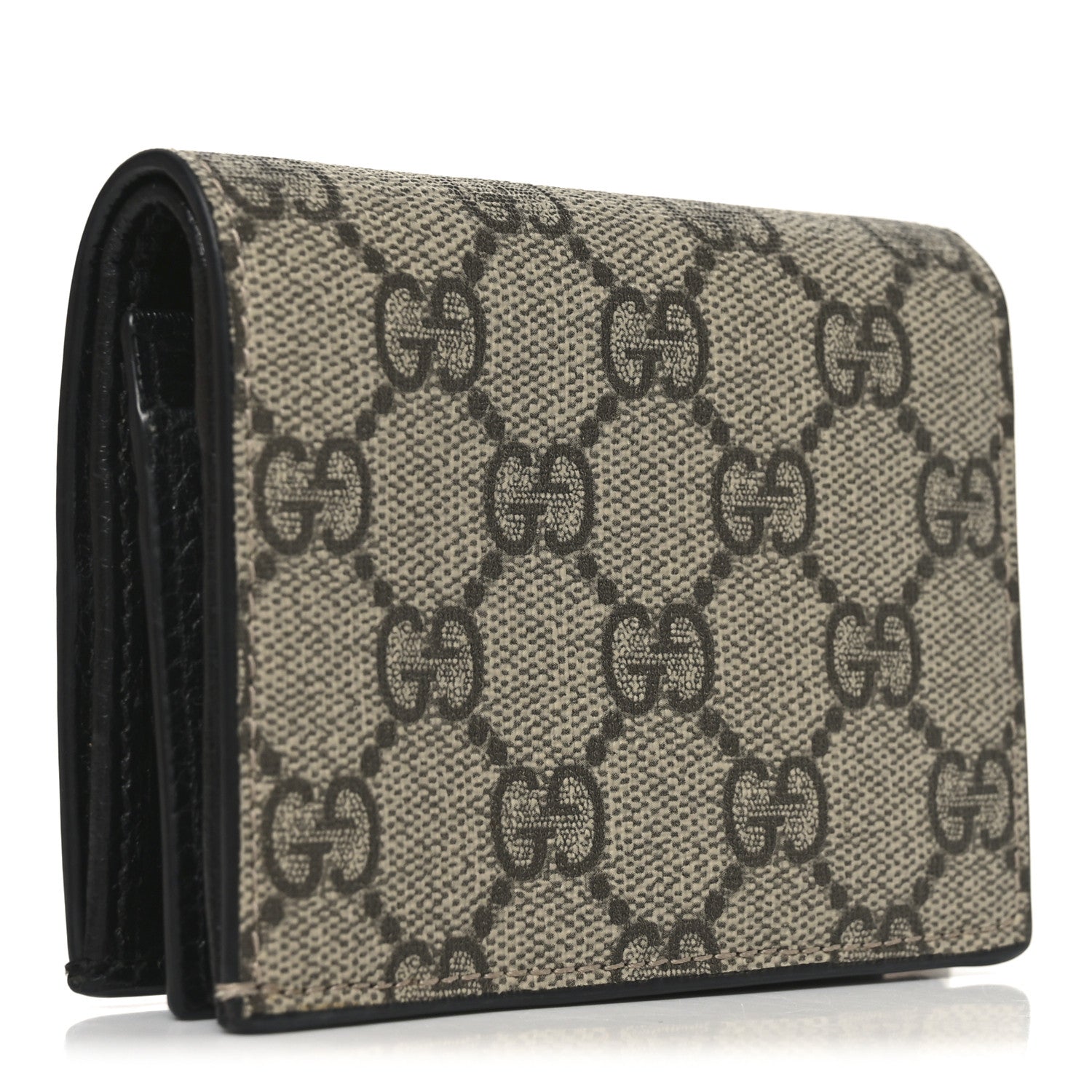 Dollar Calfskin GG Supreme Monogram GG Marmont  Case Black Beige Ebony