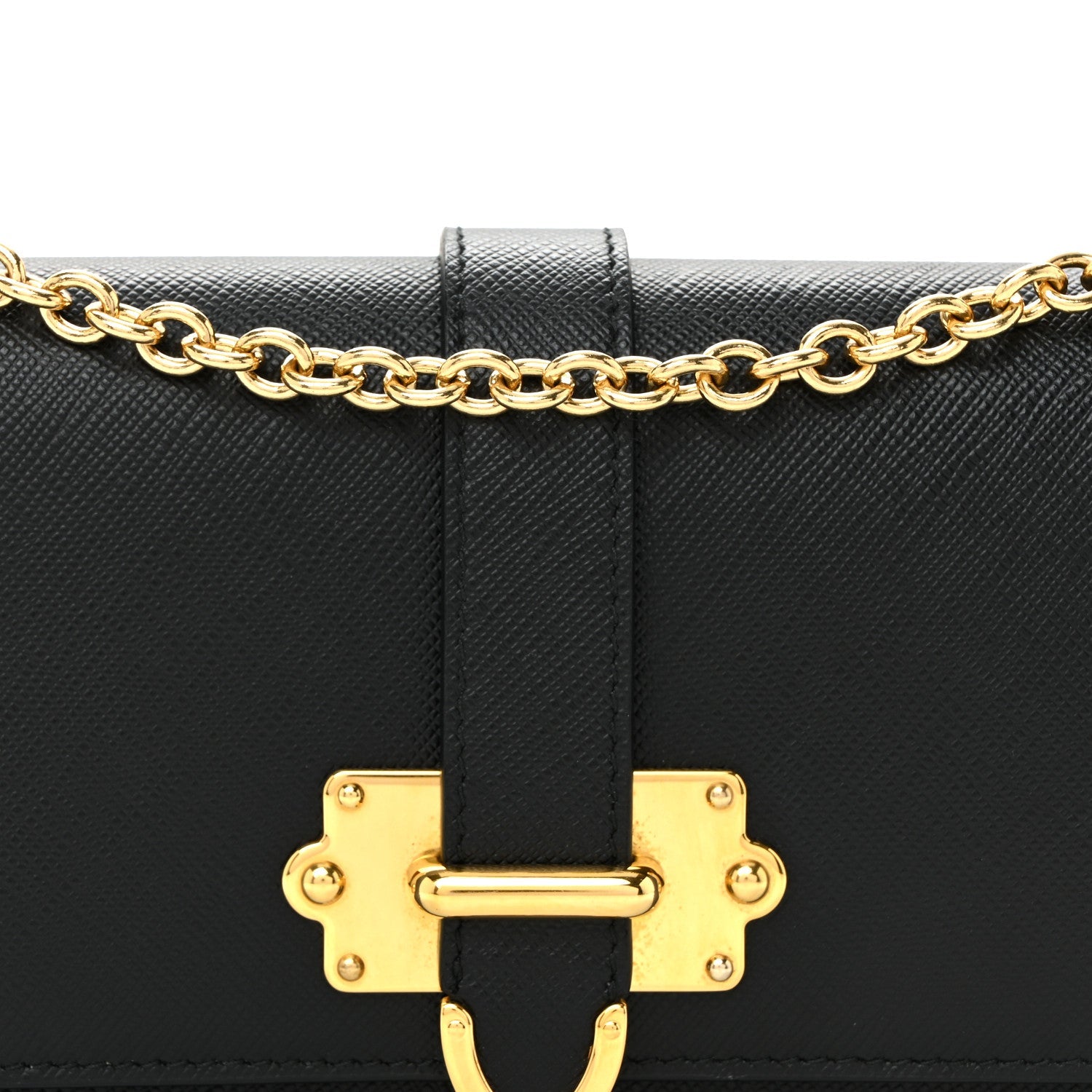 Saffiano Cahier Mini Bag Black