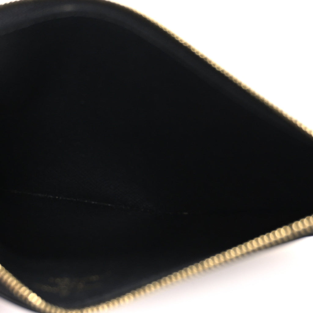 Monogram Slim Purse Black