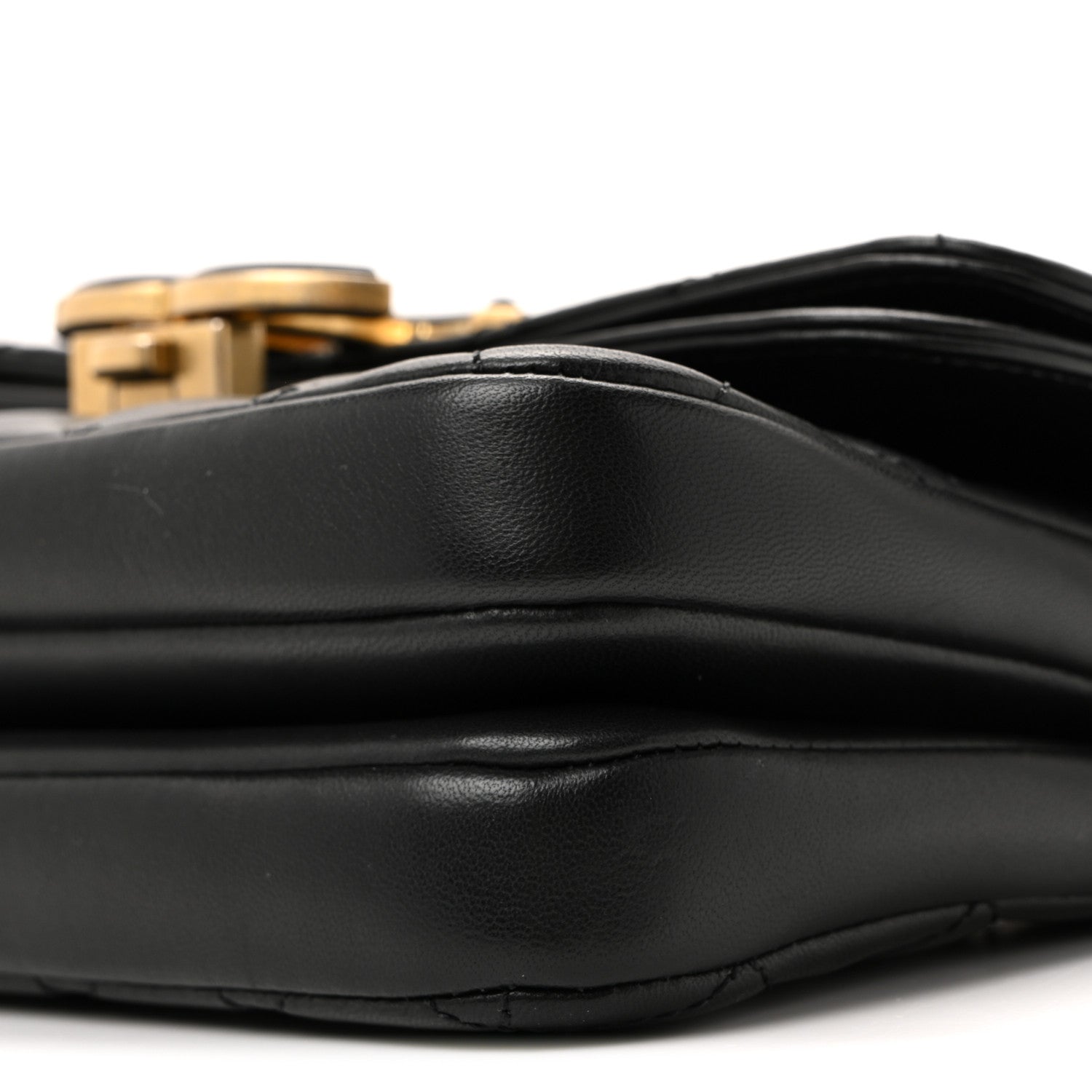 Lambskin Quilted Small CC Chic Flap Black