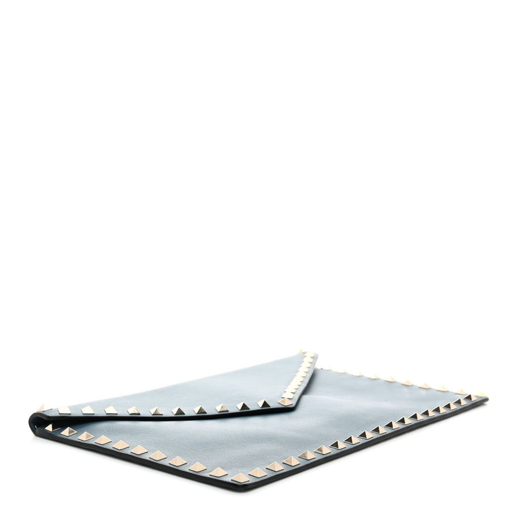 Vitello Large Rockstud Envelope Clutch Amadeus